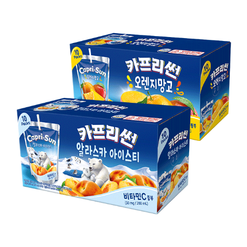 [정기배송] 카프리썬 아이스티(10입)+오렌지망고(10입)